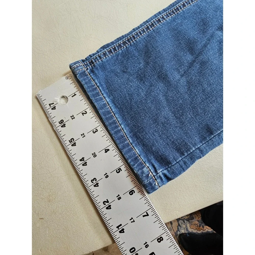 Hudson Womens Skinny Jeans Medium Wash Denim Blue Size 16 DN Stretch RN140977 - Picture 10 of 15
